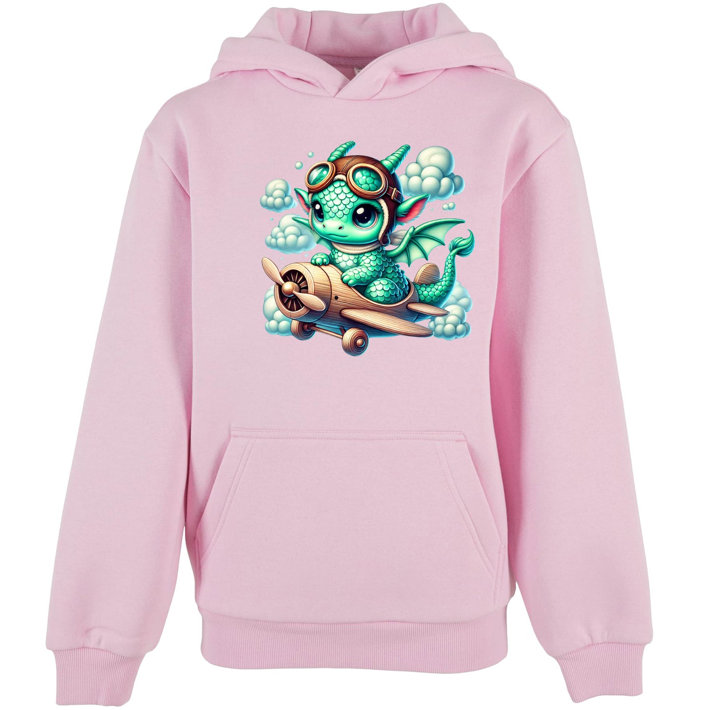 Kids Hoodie - Drache Flugzeug