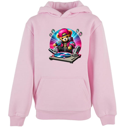 Kids Hoodie - DJ Teddy Bear