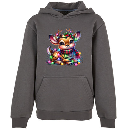 Kids Hoodie - X-Mas Rentier Lichterkette