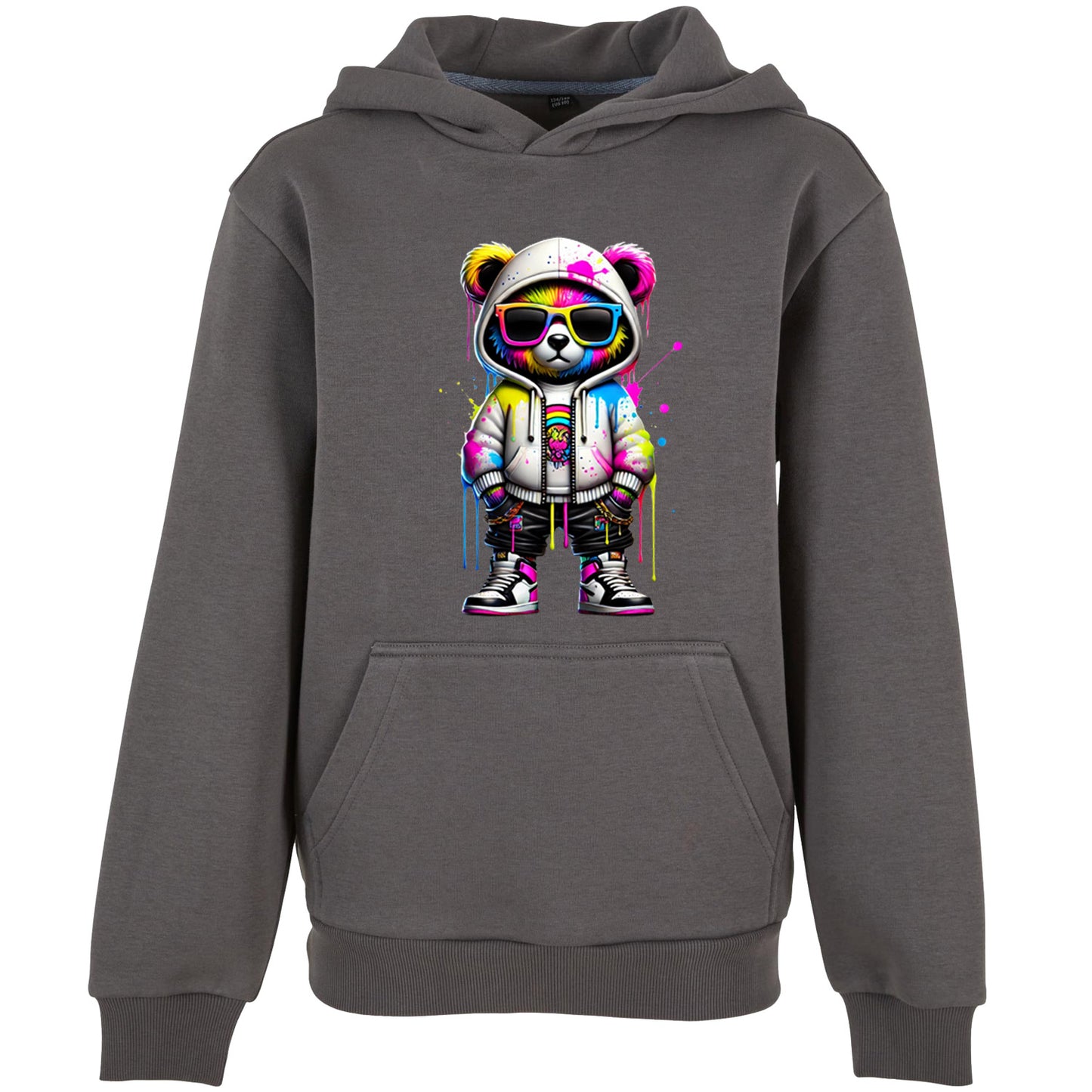 Kids Hoodie - Bear Sunglas