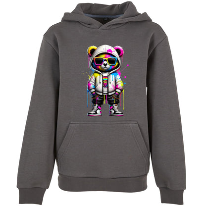 Kids Hoodie - Bear Sunglas