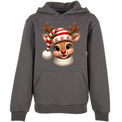 Kids Hoodie - Monatsangebot November - Rentier Stickoptik