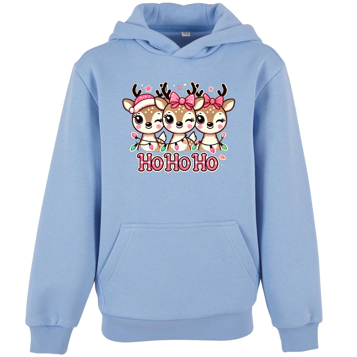 Kids Hoodie - HoHoHo Rentier Druck