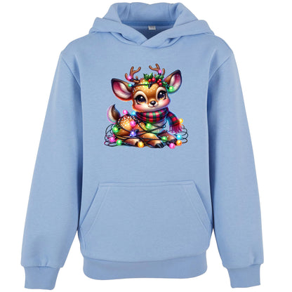 Kids Hoodie - X-Mas Rentier Lichterkette