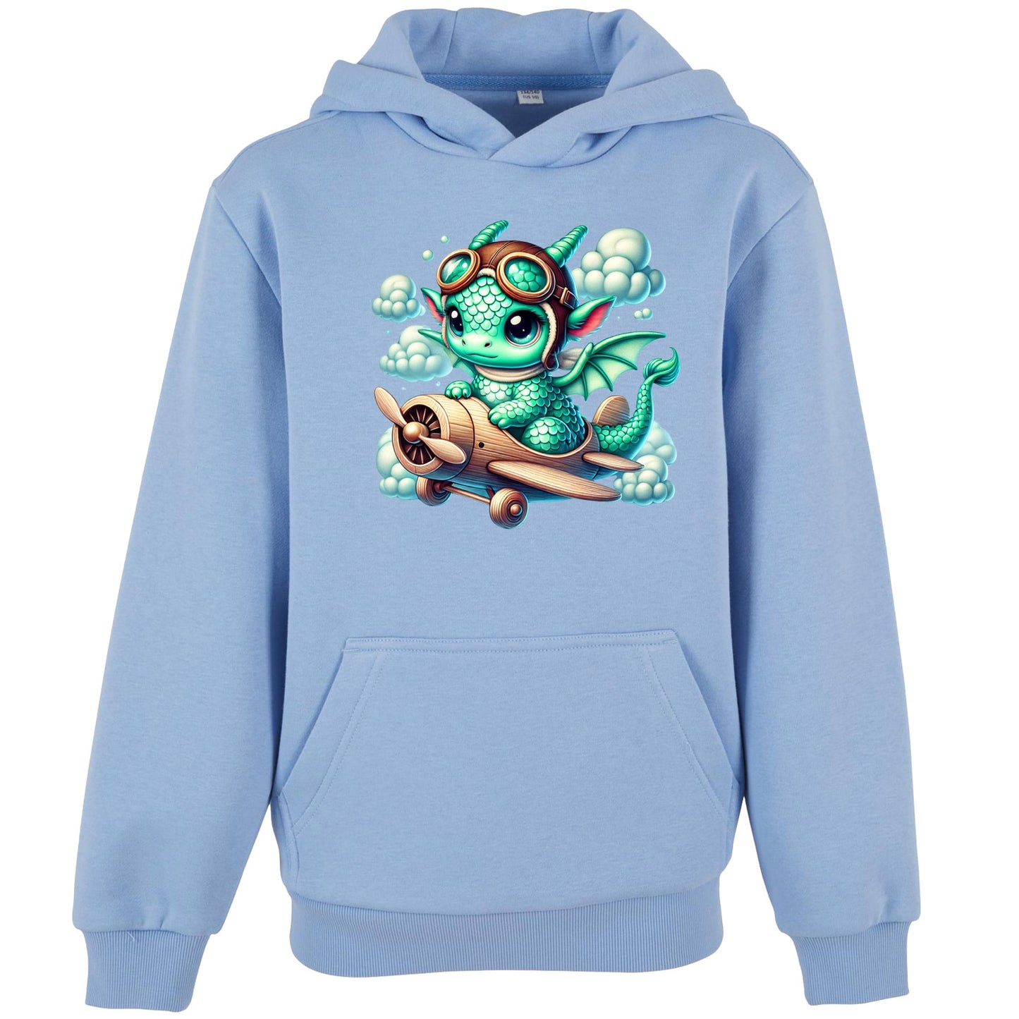 Kids Hoodie - Drache Flugzeug