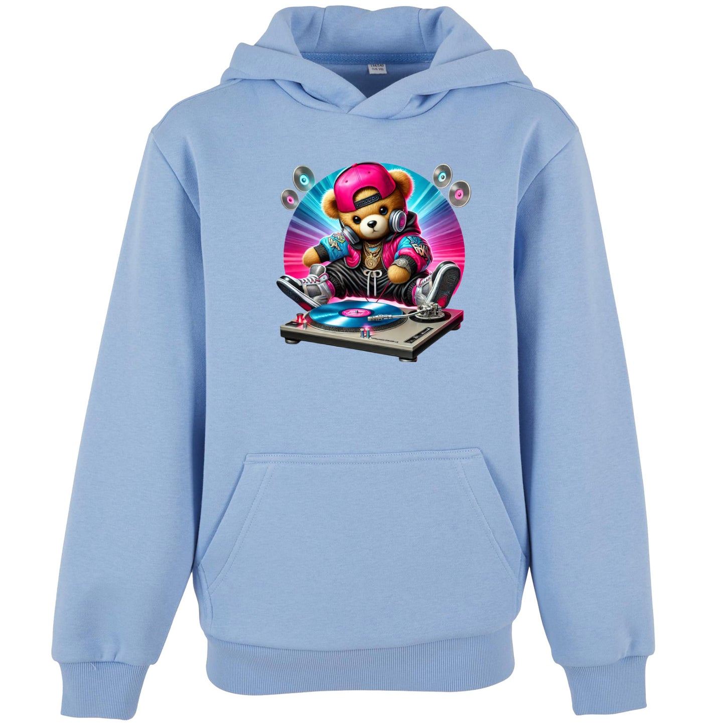 Kids Hoodie - DJ Teddy Bear