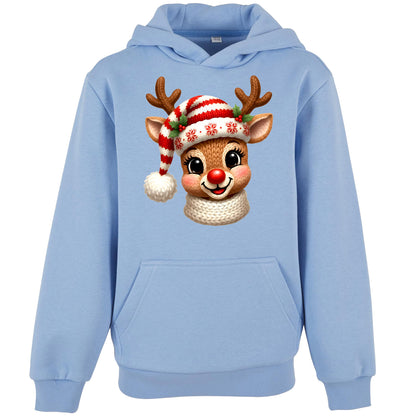 Kids Hoodie - Monatsangebot November - Rentier Stickoptik
