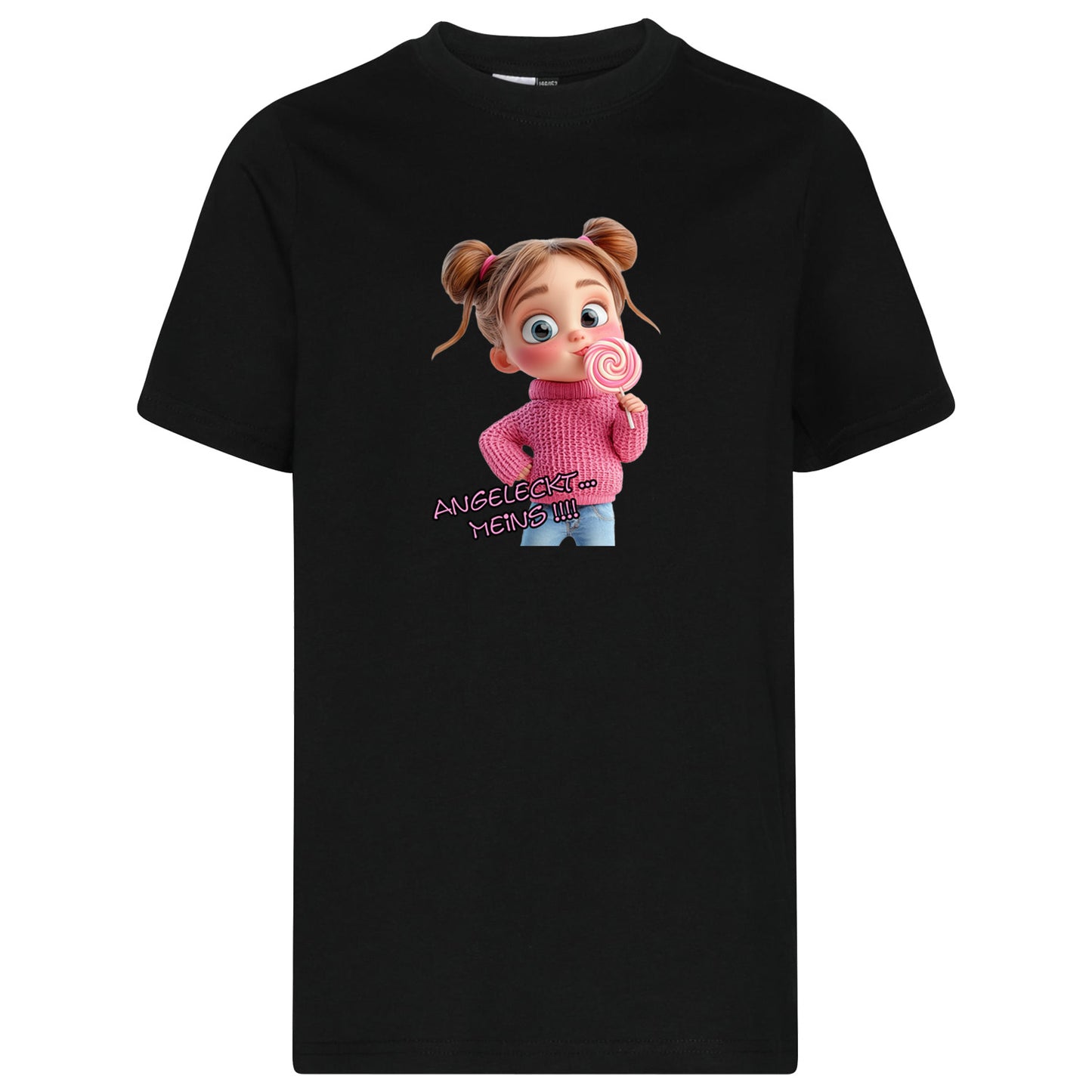 Kids T-Shirt -  Mädchen Angeleckt Meins !!
