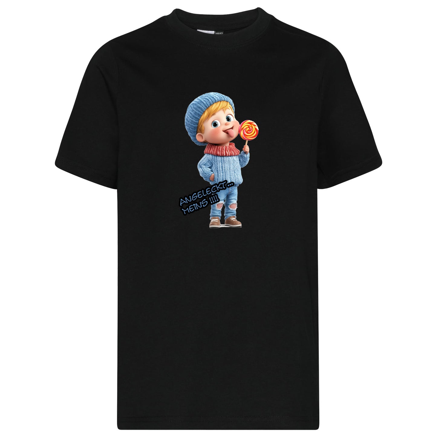 Kids T-Shirt -  Junge Angeleckt Meins !!