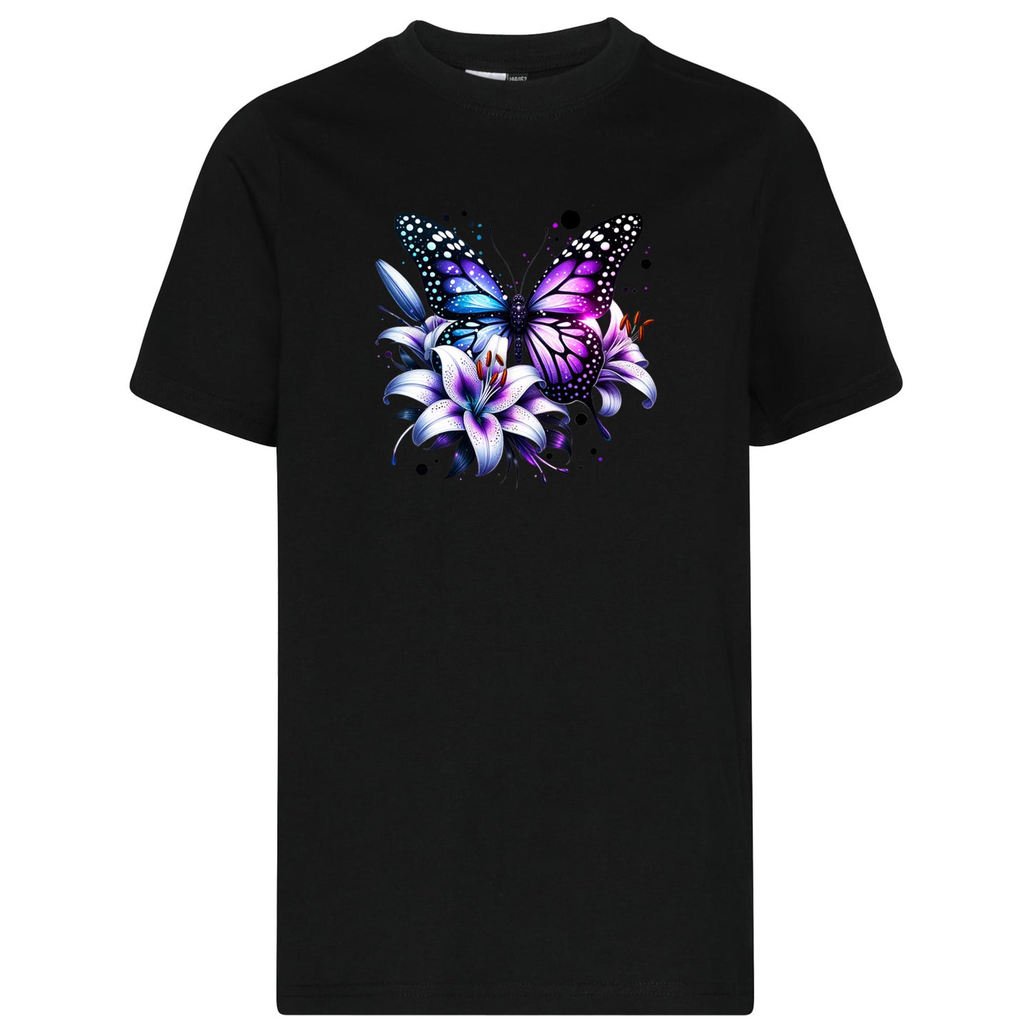 Kids T-Shirt -  Purple Butterfly