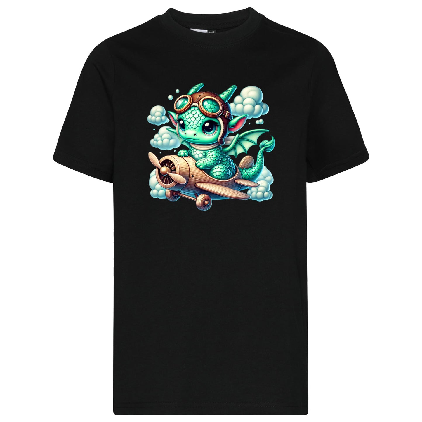 Kids T-Shirt - Drache Flugzeug