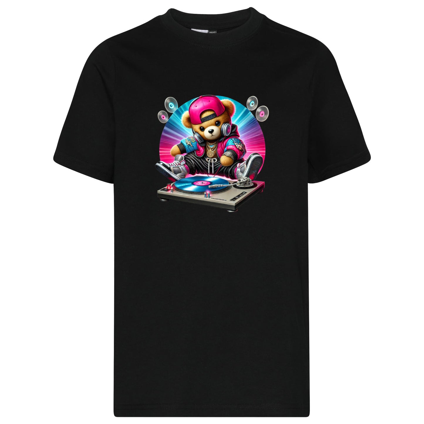 Kids T-Shirt -  DJ Teddy Bear