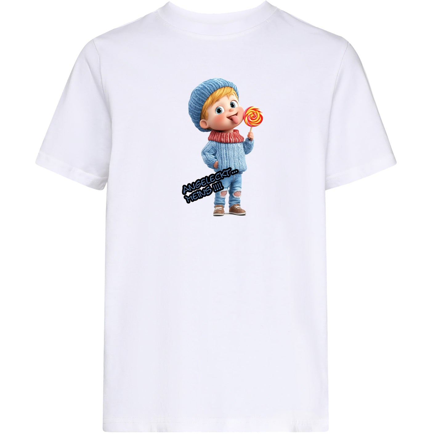 Kids T-Shirt -  Junge Angeleckt Meins !!