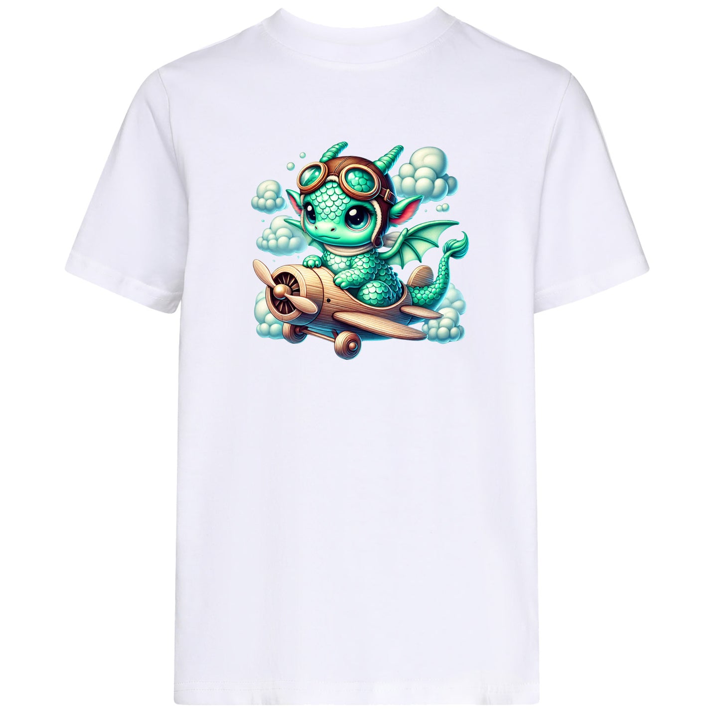 Kids T-Shirt - Drache Flugzeug