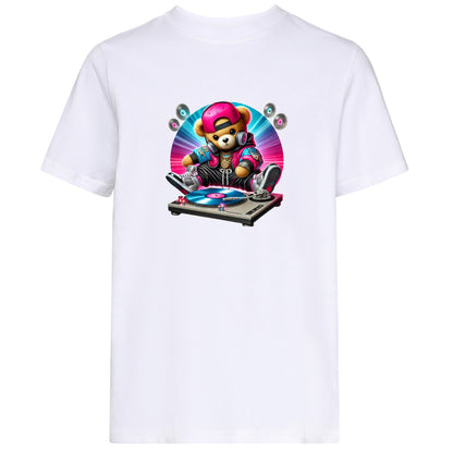 Kids T-Shirt -  DJ Teddy Bear