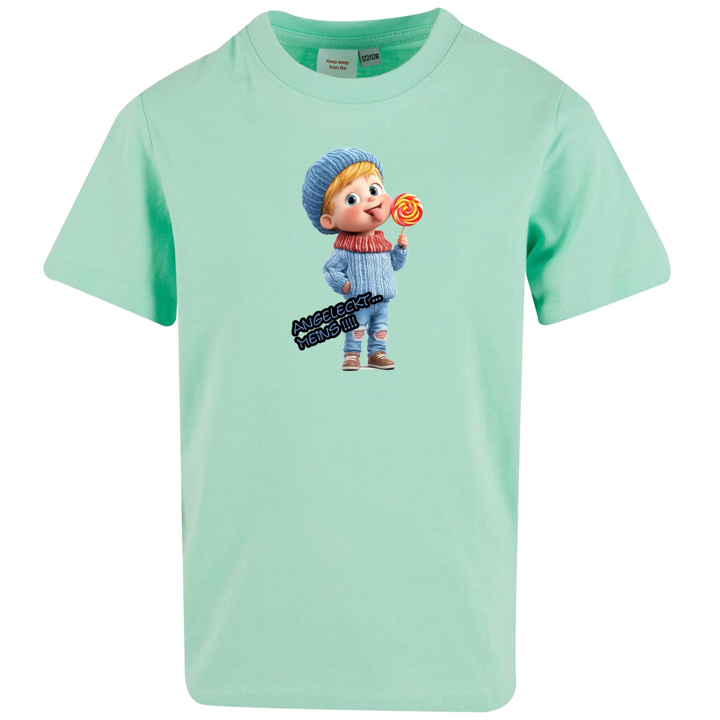 Kids T-Shirt -  Junge Angeleckt Meins !!