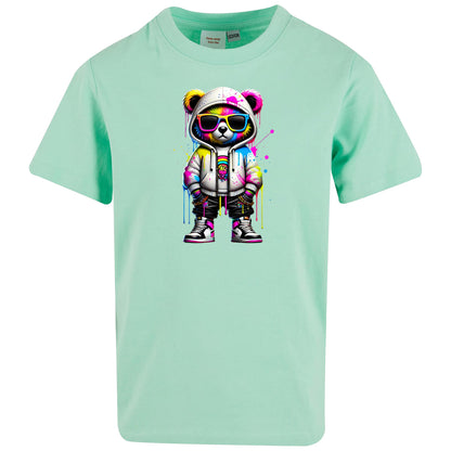 Kids T-Shirt -  Bear Sunglas