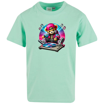 Kids T-Shirt -  DJ Teddy Bear