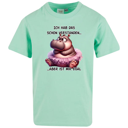 Kids T-Shirt -  Ich hab das schon verstanden... Nilpferd