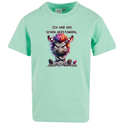Kids T-Shirt -  Ich hab das schon verstanden... Zebra