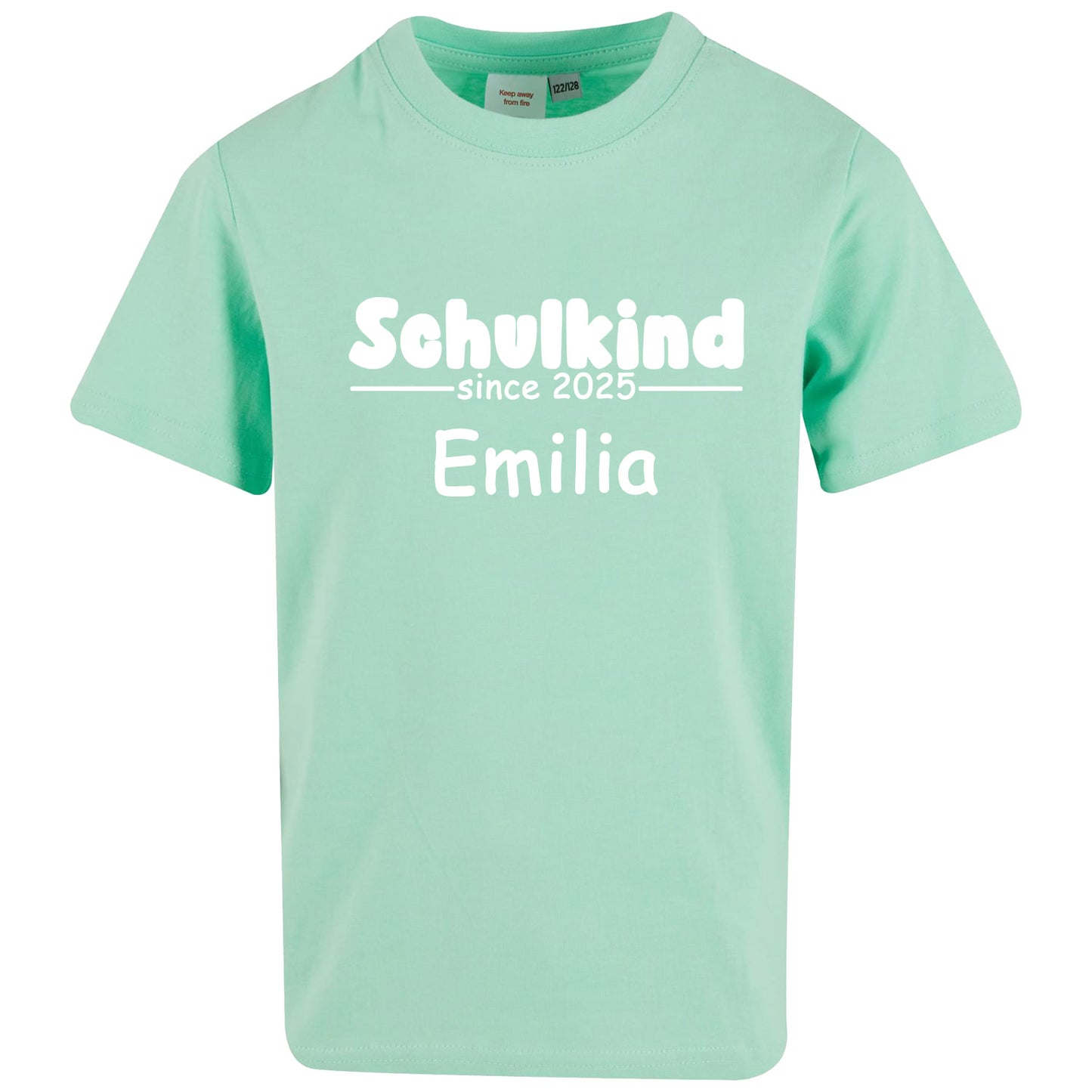 Kids T-Shirt -  Schulkind 2025 mit Namen