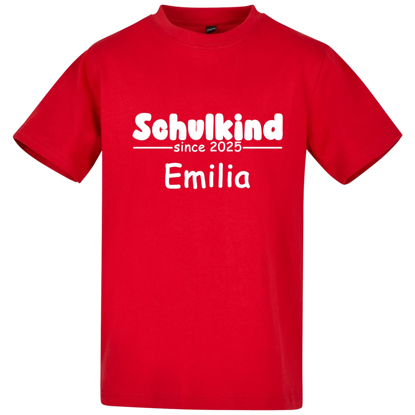 Kids T-Shirt -  Schulkind 2025 mit Namen