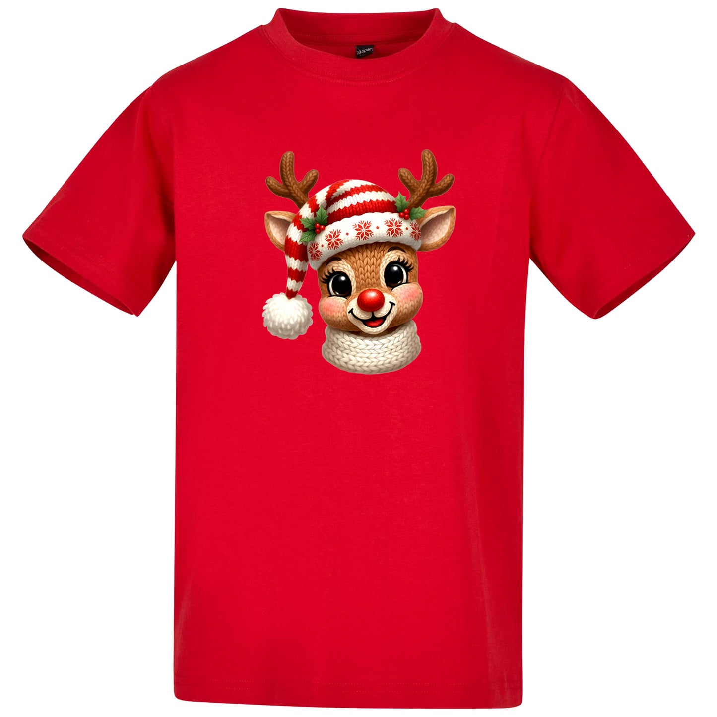 Kids T-Shirt -  Monatsangebot November - Rentier Stickoptik