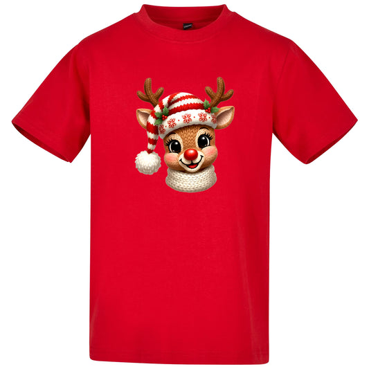 Kids T-Shirt -  Monatsangebot November - Rentier Stickoptik