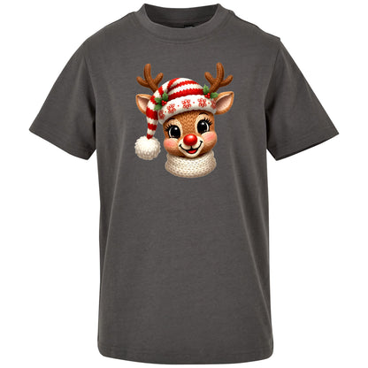 Kids T-Shirt -  Monatsangebot November - Rentier Stickoptik