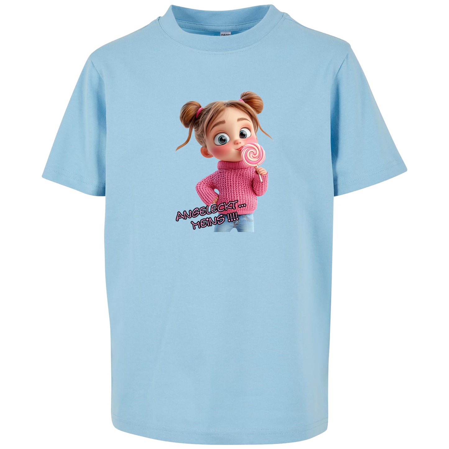 Kids T-Shirt -  Mädchen Angeleckt Meins !!