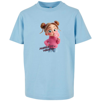 Kids T-Shirt -  Mädchen Angeleckt Meins !!