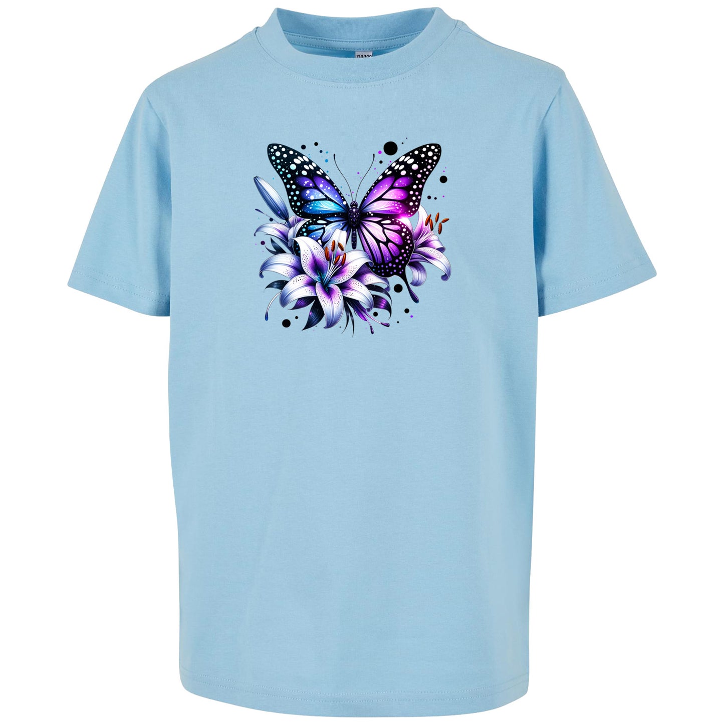 Kids T-Shirt -  Purple Butterfly