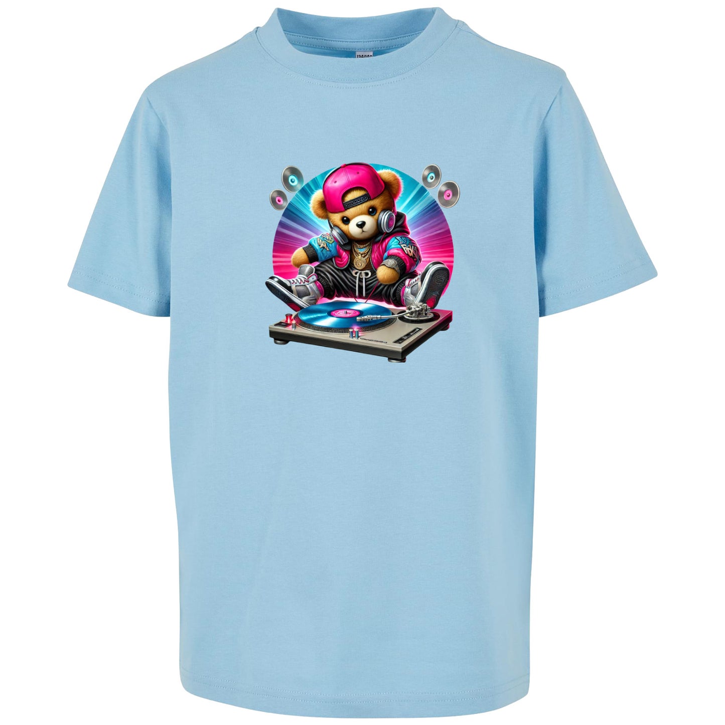 Kids T-Shirt -  DJ Teddy Bear