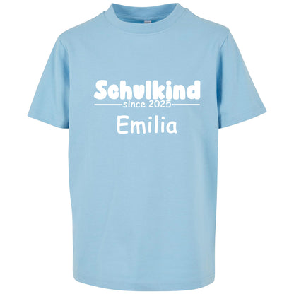 Kids T-Shirt -  Schulkind 2025 mit Namen