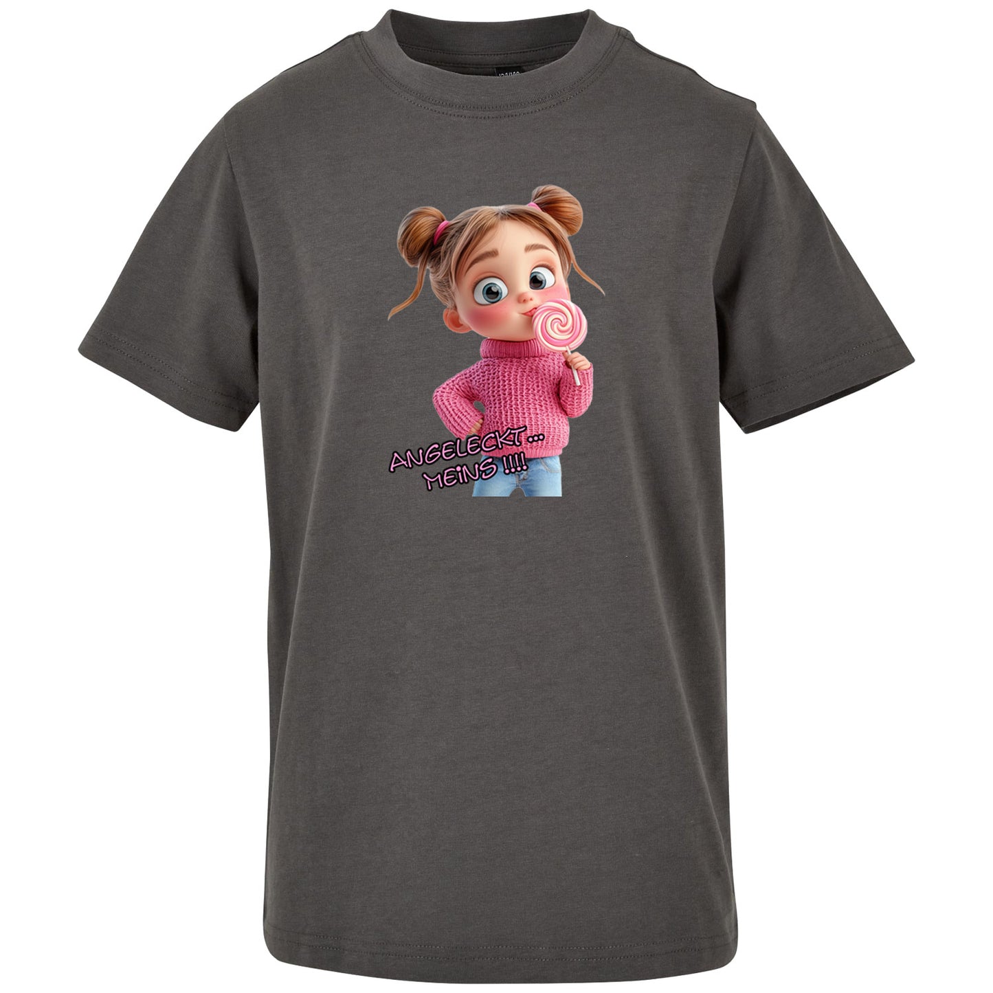 Kids T-Shirt -  Mädchen Angeleckt Meins !!