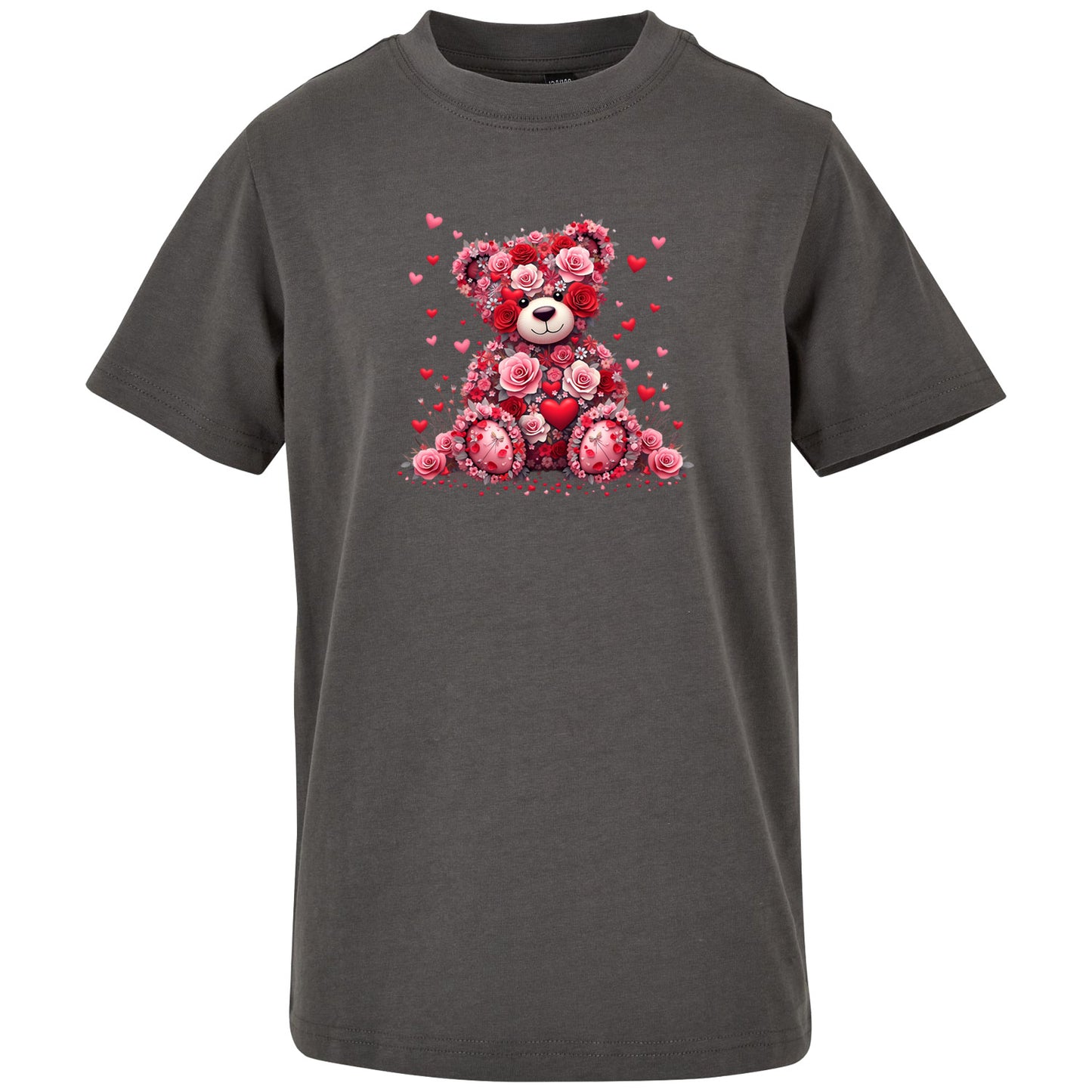 Kids T-Shirt -  Teddybär Flower