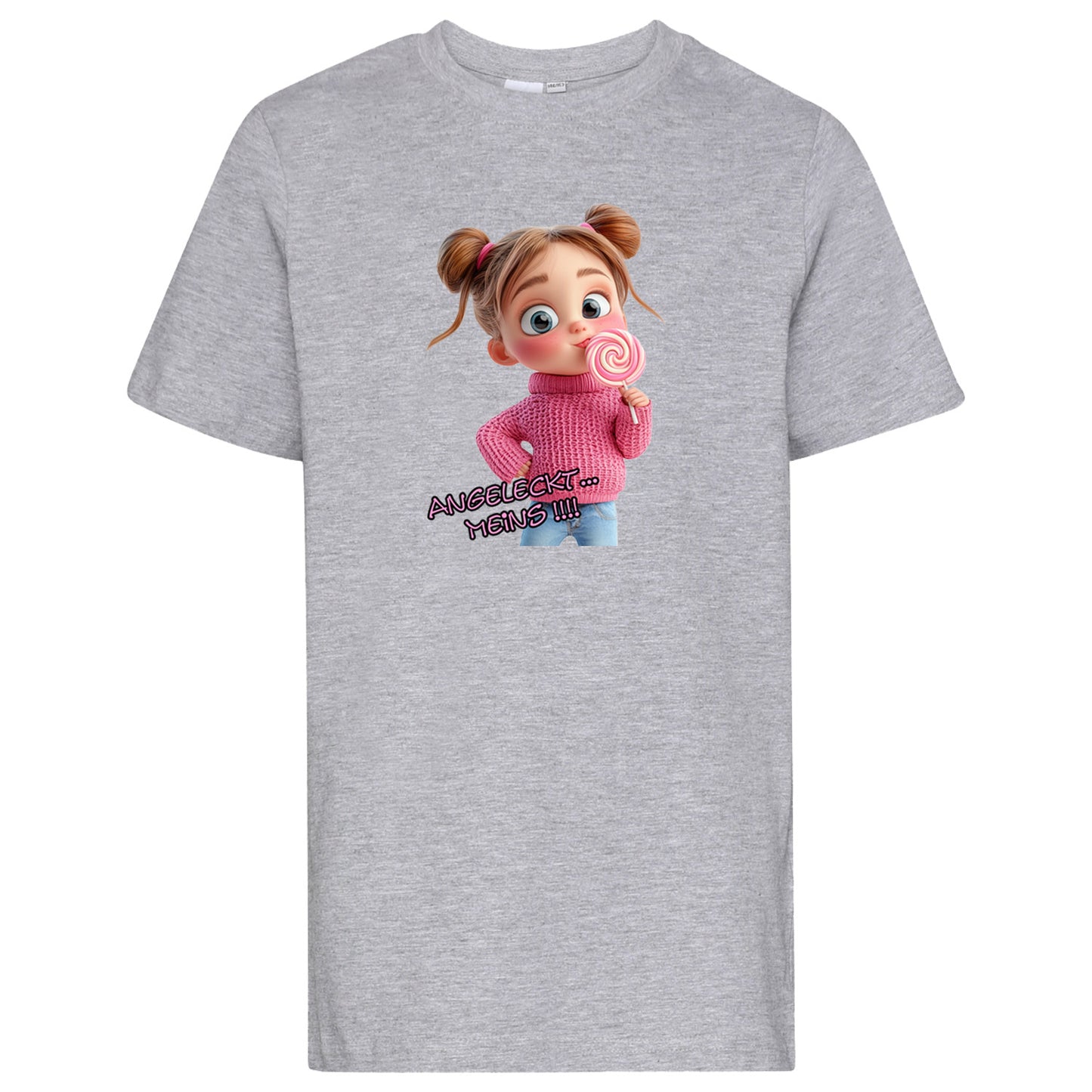 Kids T-Shirt -  Mädchen Angeleckt Meins !!