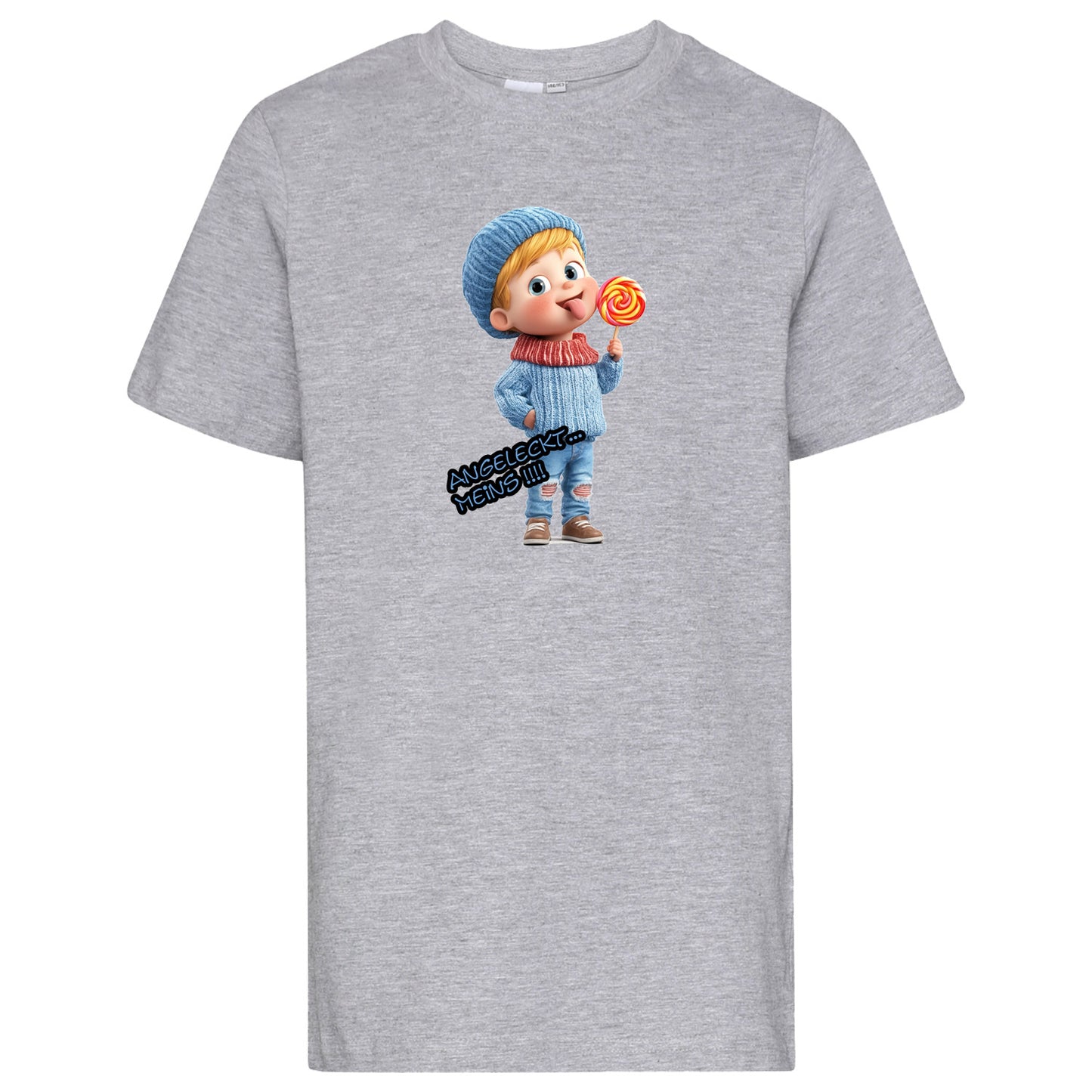 Kids T-Shirt -  Junge Angeleckt Meins !!