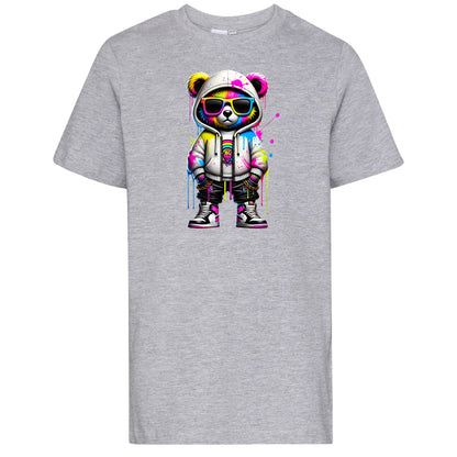 Kids T-Shirt -  Bear Sunglas
