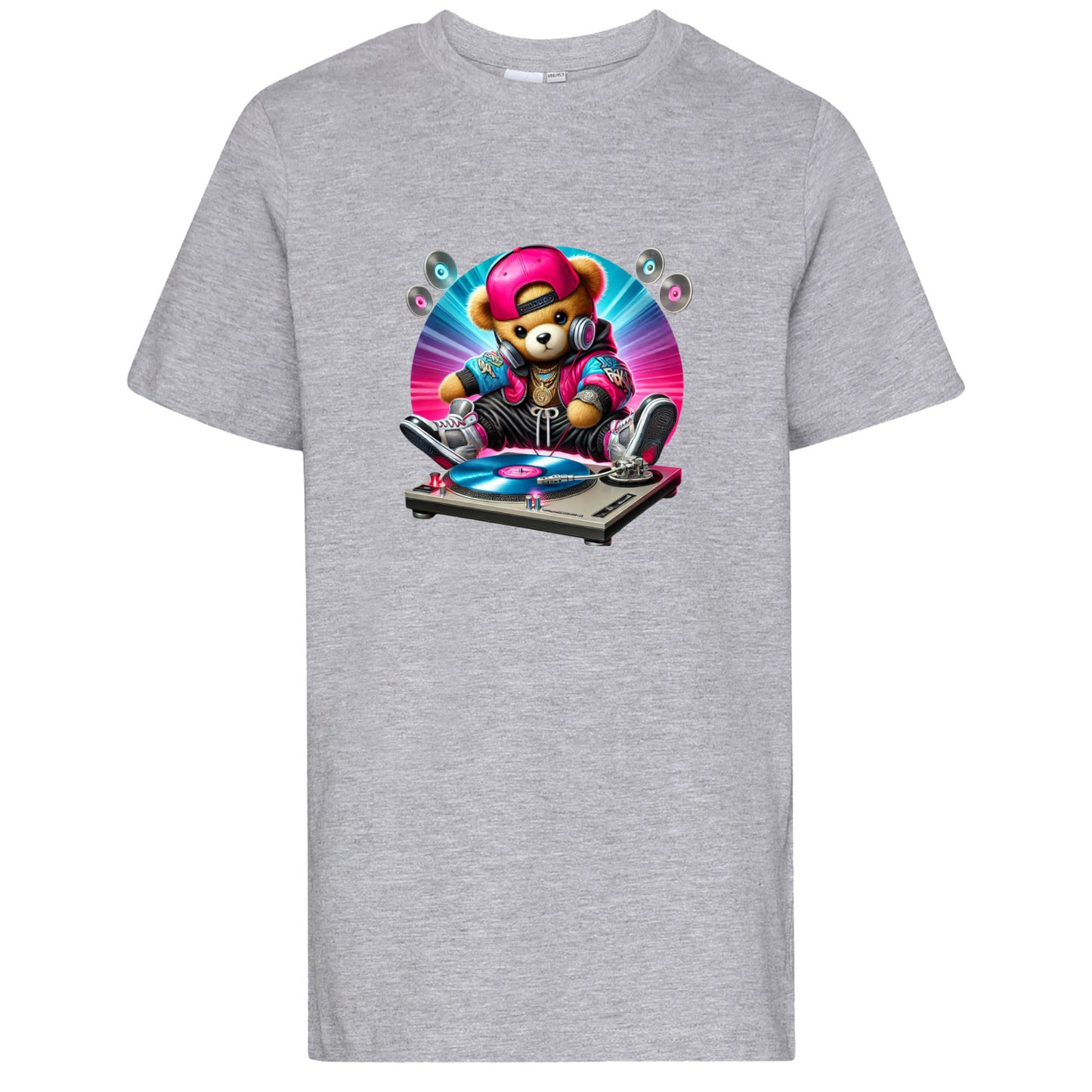 Kids T-Shirt -  DJ Teddy Bear