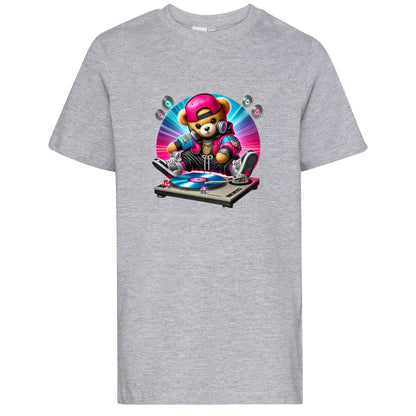 Kids T-Shirt -  DJ Teddy Bear