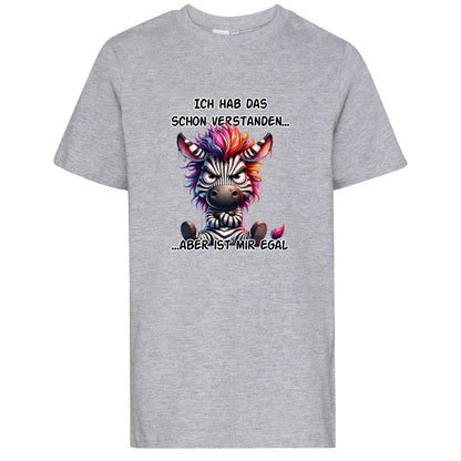 Kids T-Shirt -  Ich hab das schon verstanden... Zebra