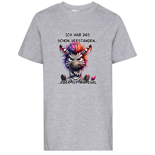 Kids T-Shirt -  Ich hab das schon verstanden... Zebra