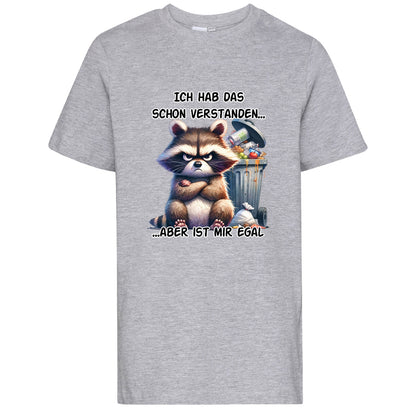 Kids T-Shirt -  Ich hab das schon verstanden... Waschbär