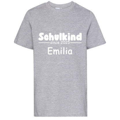 Kids T-Shirt -  Schulkind 2025 mit Namen