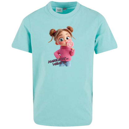 Kids T-Shirt -  Mädchen Angeleckt Meins !!