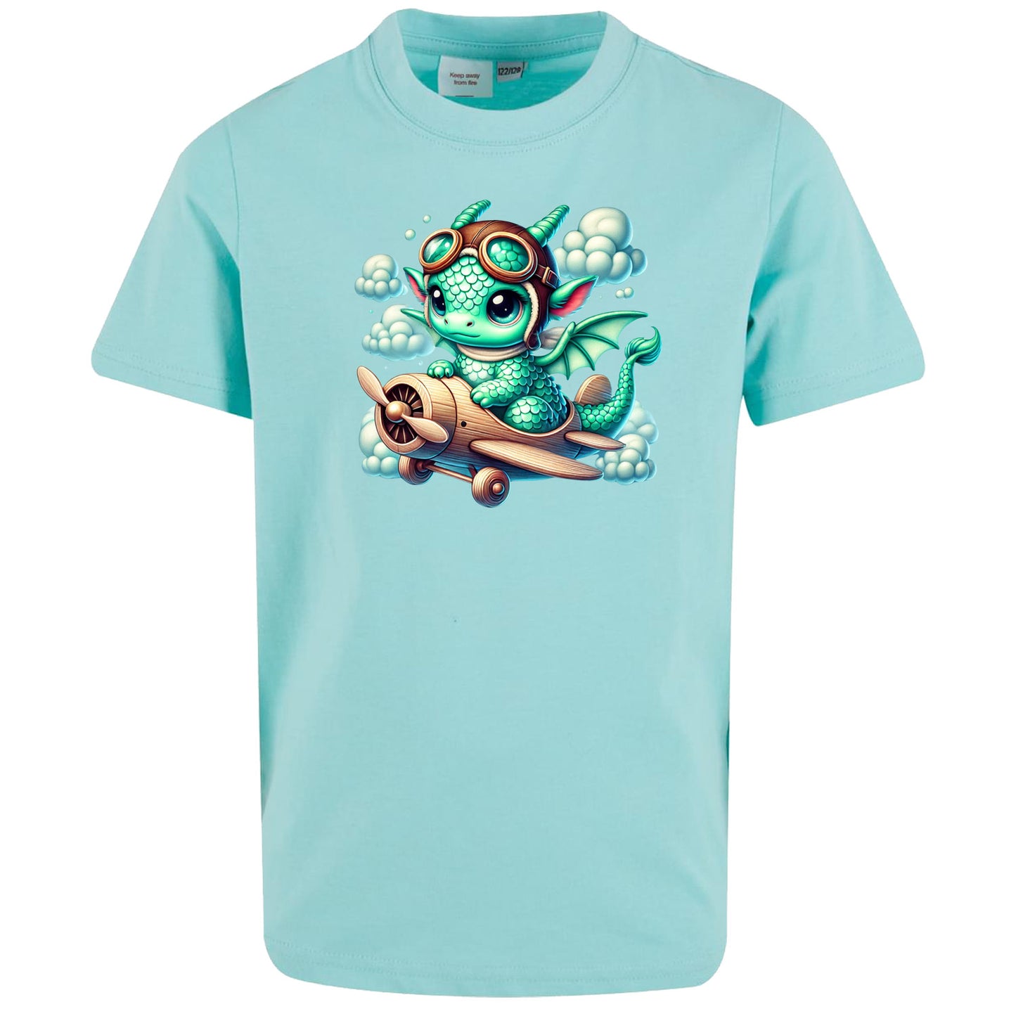 Kids T-Shirt - Drache Flugzeug