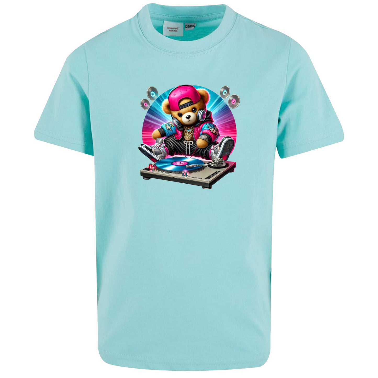 Kids T-Shirt -  DJ Teddy Bear