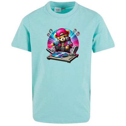 Kids T-Shirt -  DJ Teddy Bear
