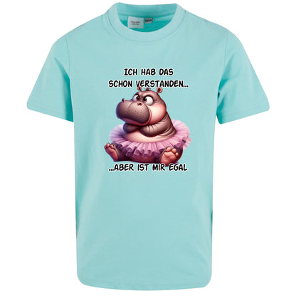 Kids T-Shirt -  Ich hab das schon verstanden... Nilpferd